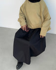 Puff sleeve top — Olive