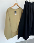 Puff sleeve top — Olive