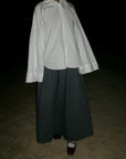 Denim skirt — Grey