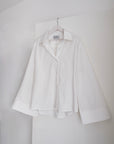 Flared Sleeve Shirt — White