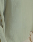 Pleated top — Vert