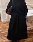 A-line skirt — Black