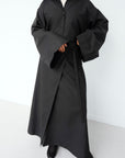 Chemise en lin — Noir