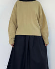 Puff sleeve top — Olive
