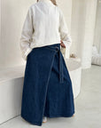Trapeze skirt — Terracotta