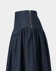 Jupe en jean structurée