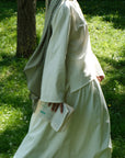 Jupe froncée — Ecru