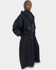 Veste à double zip — Noir