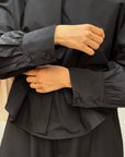 Blouse à manches bouffantes — Noir