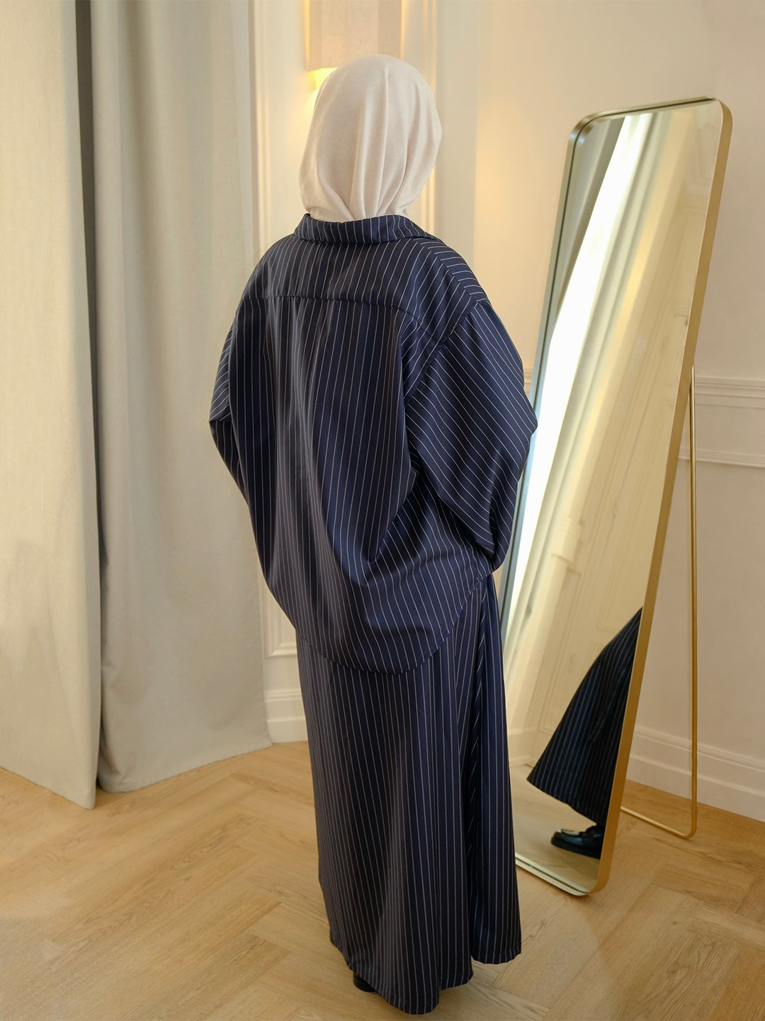 Chemise oversize rayée