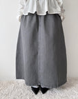 Denim skirt — Grey