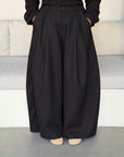 Pantalon barrel — Noir