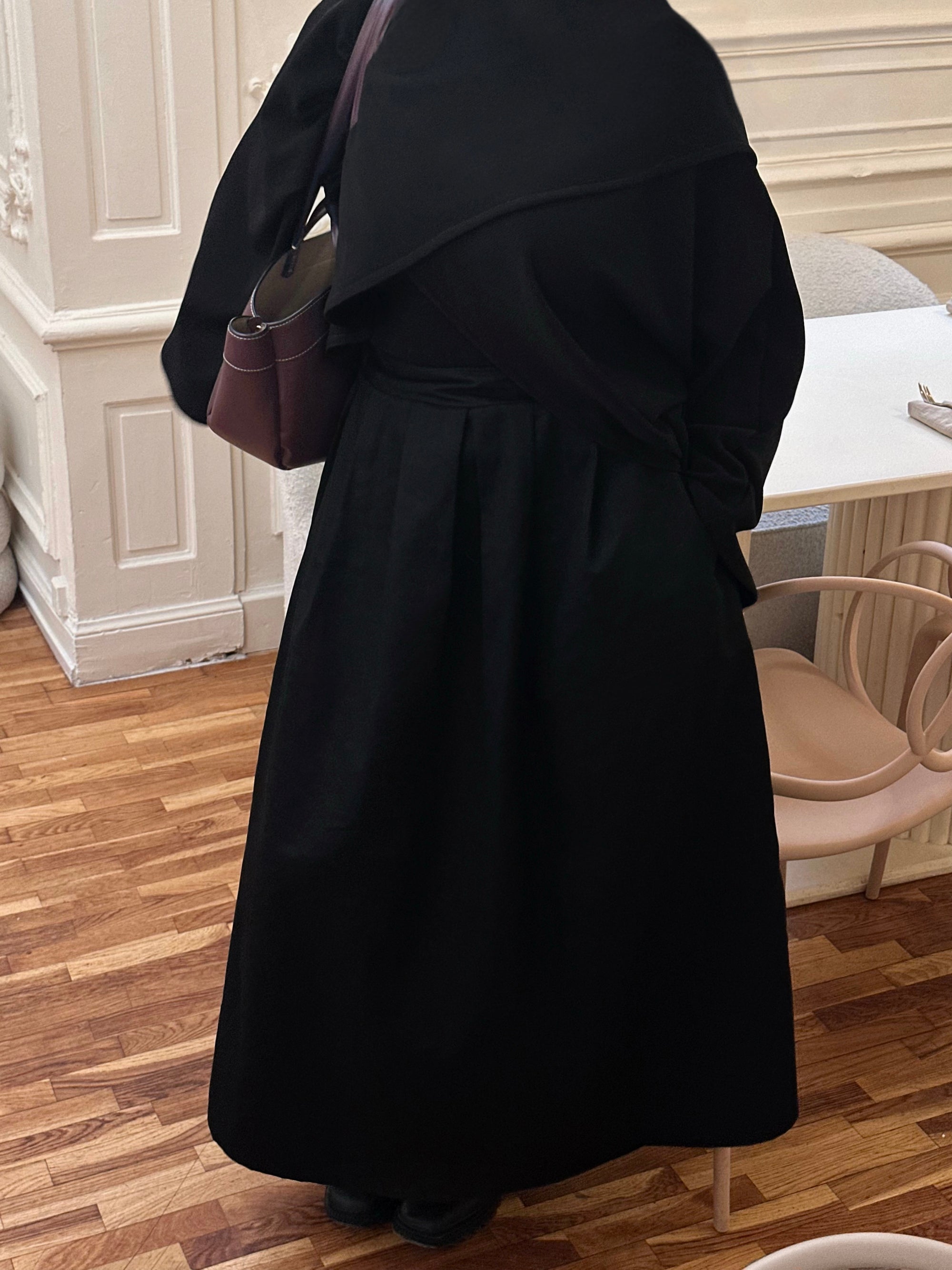 A-line skirt — Black