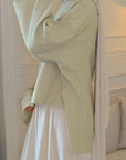 Pleated top — Vert