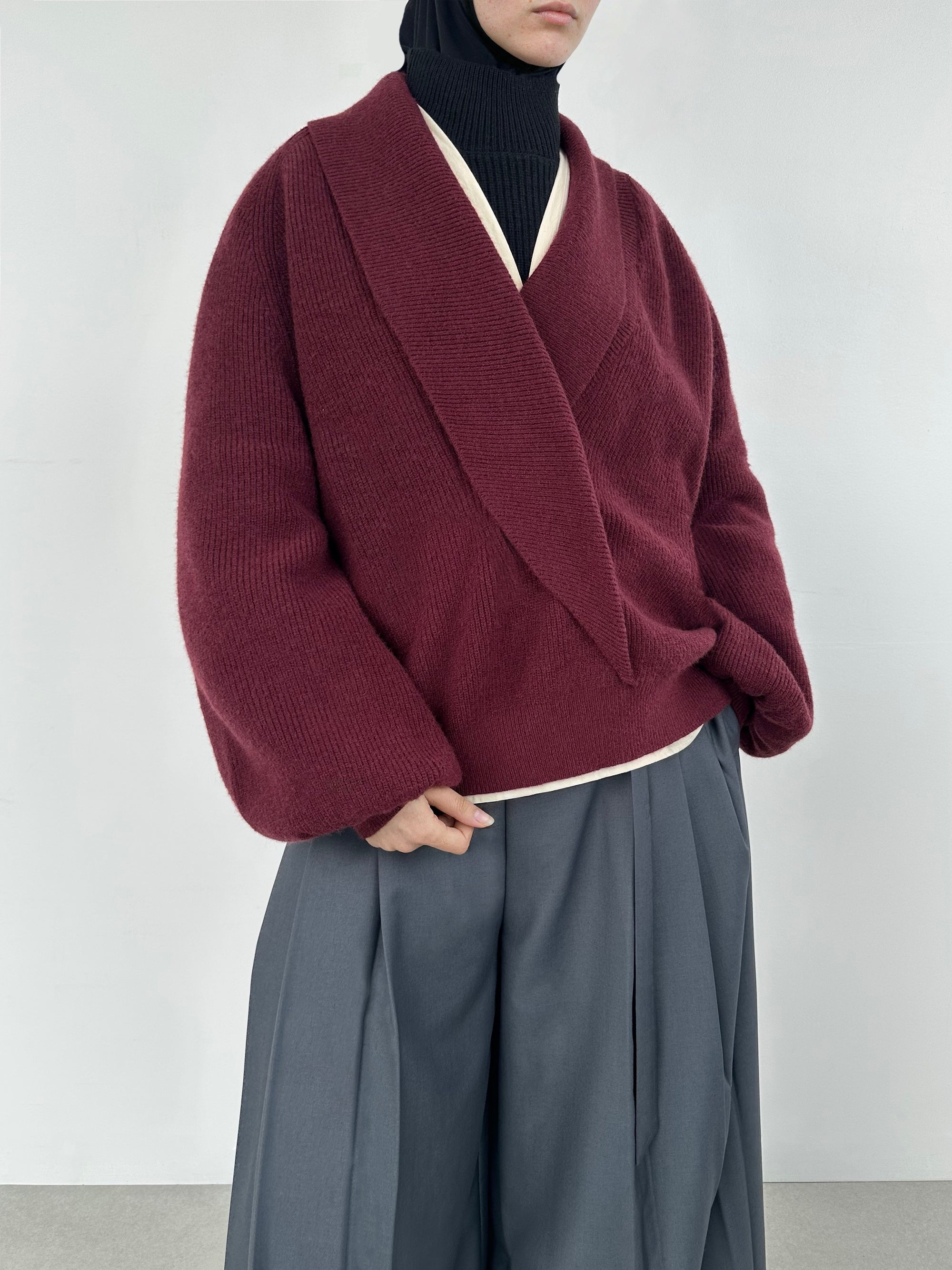 Cardigan — Bordeaux