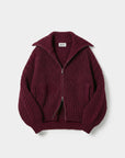 Gilet à double zip — Bordeaux
