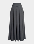 Jupe à col — Gris