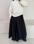 A-line skirt — Black