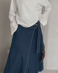Trapeze skirt — Terracotta