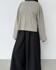 T-shirt oversize — Gris