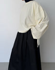 T-shirt oversize — Jaune beurre